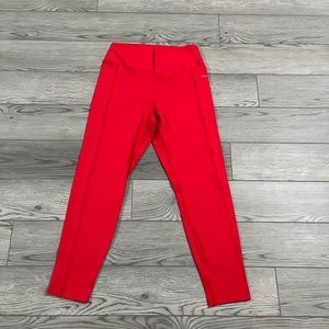 NWOT Pink Active leggings in Red Pepper size M